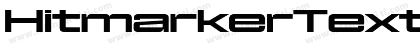 HitmarkerText Regular字体转换